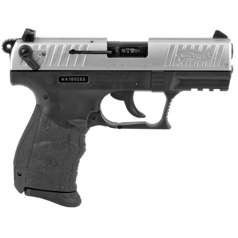 Walther P22Q .22LR 10+1 Nickel 3.42 Pistol