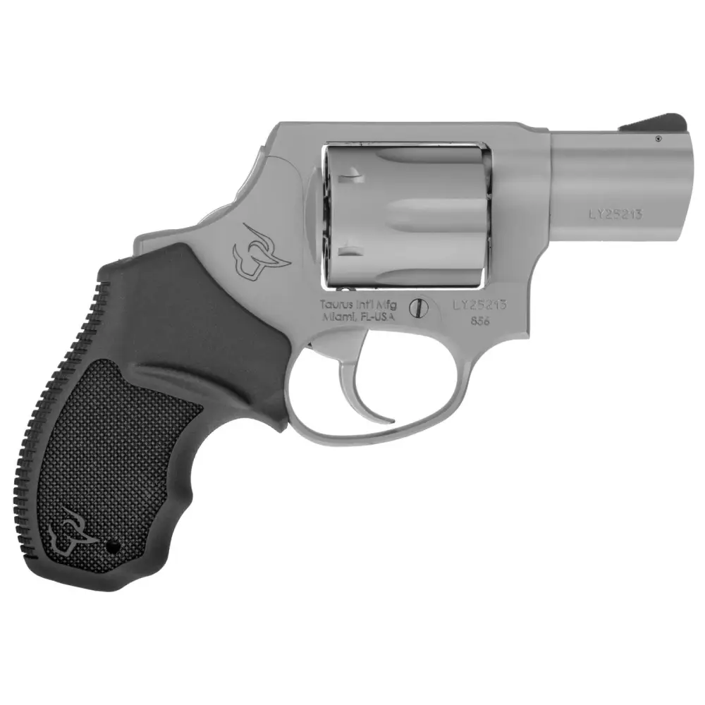 Taurus 856 38 Special +p 6RD 2 Stainless Concealed Hammer Revolver