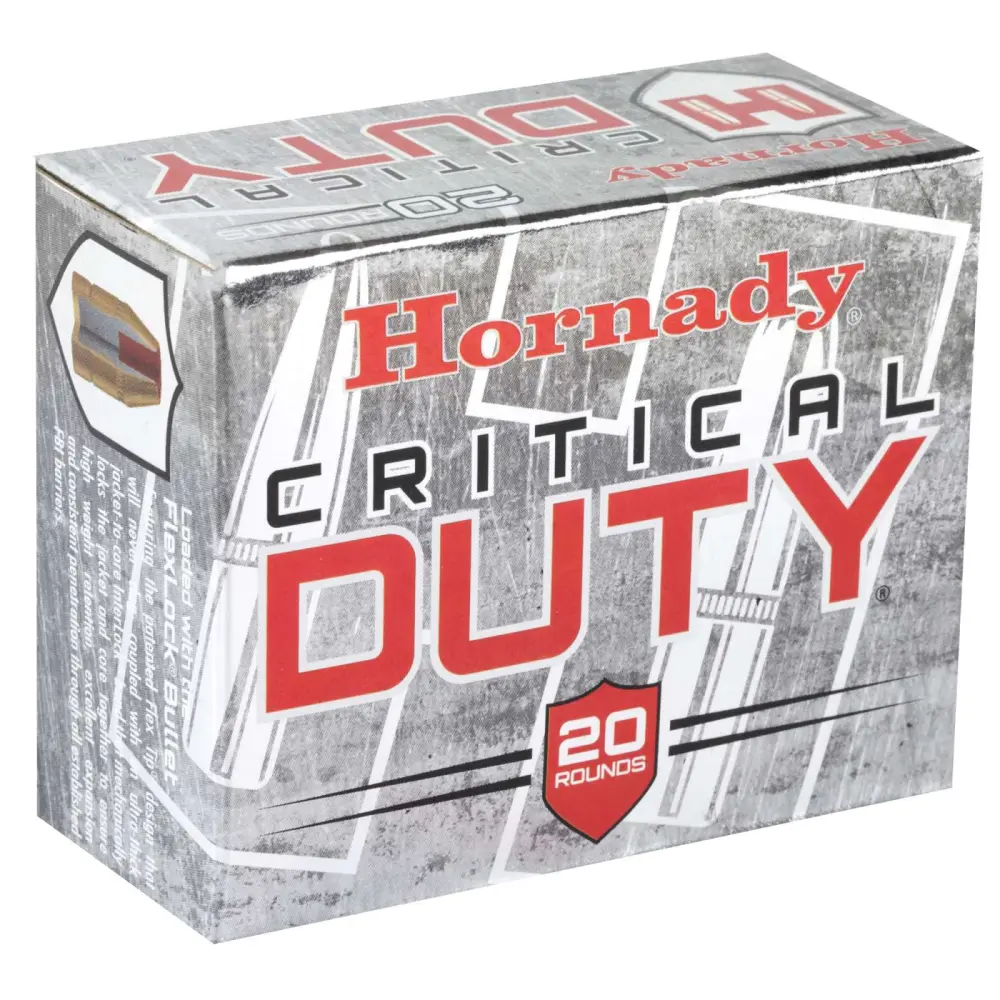 Hornady Critical Duty 45ACP +p 220GR Flexlock 20RD Box