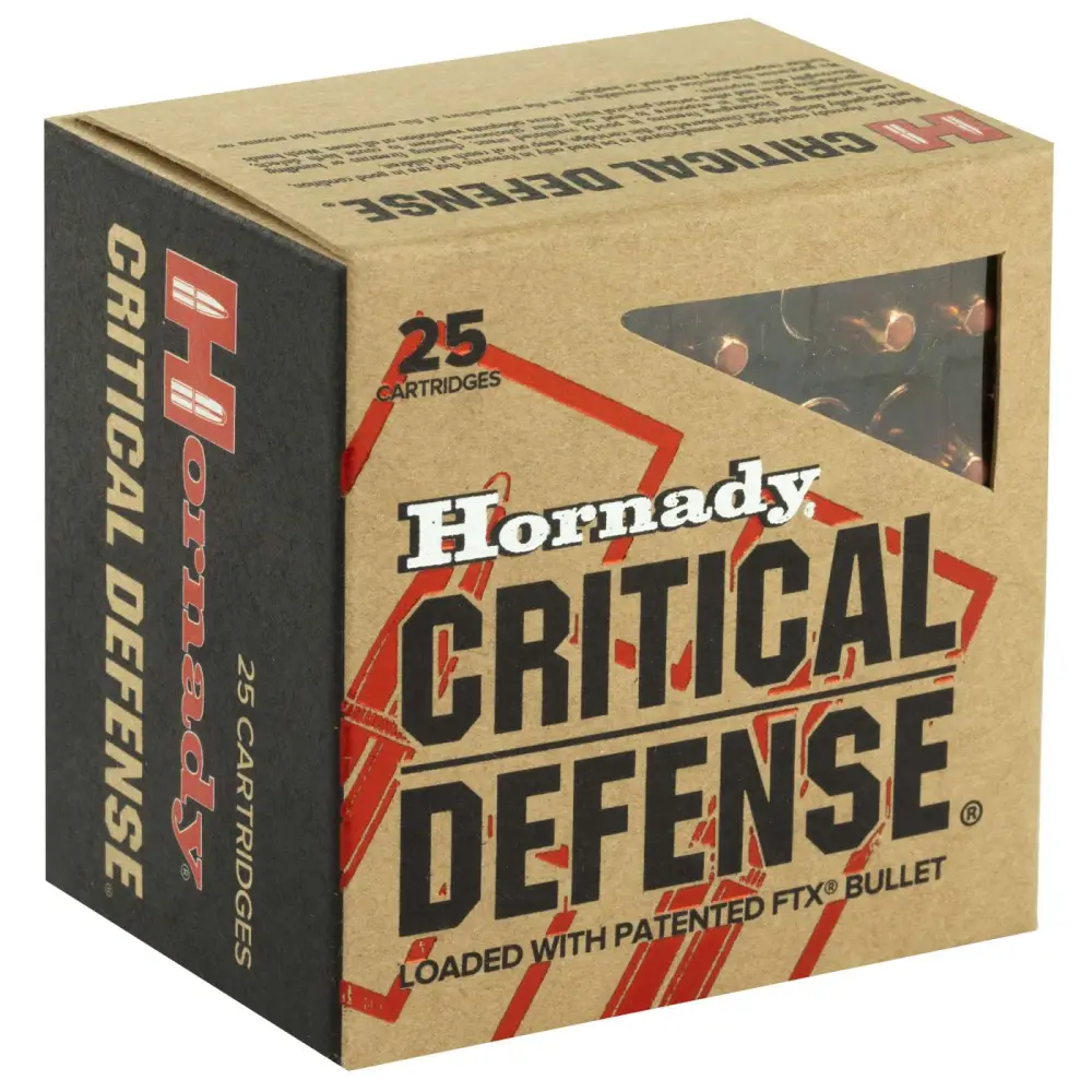 Hornady Critical Defense 30 Carbine 110GR Ftx 25RD