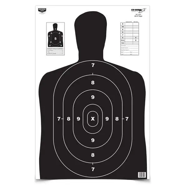 Birchwood Casey Eze-scorer BC-27 Silhouette Target 23 X 35 100 Pack