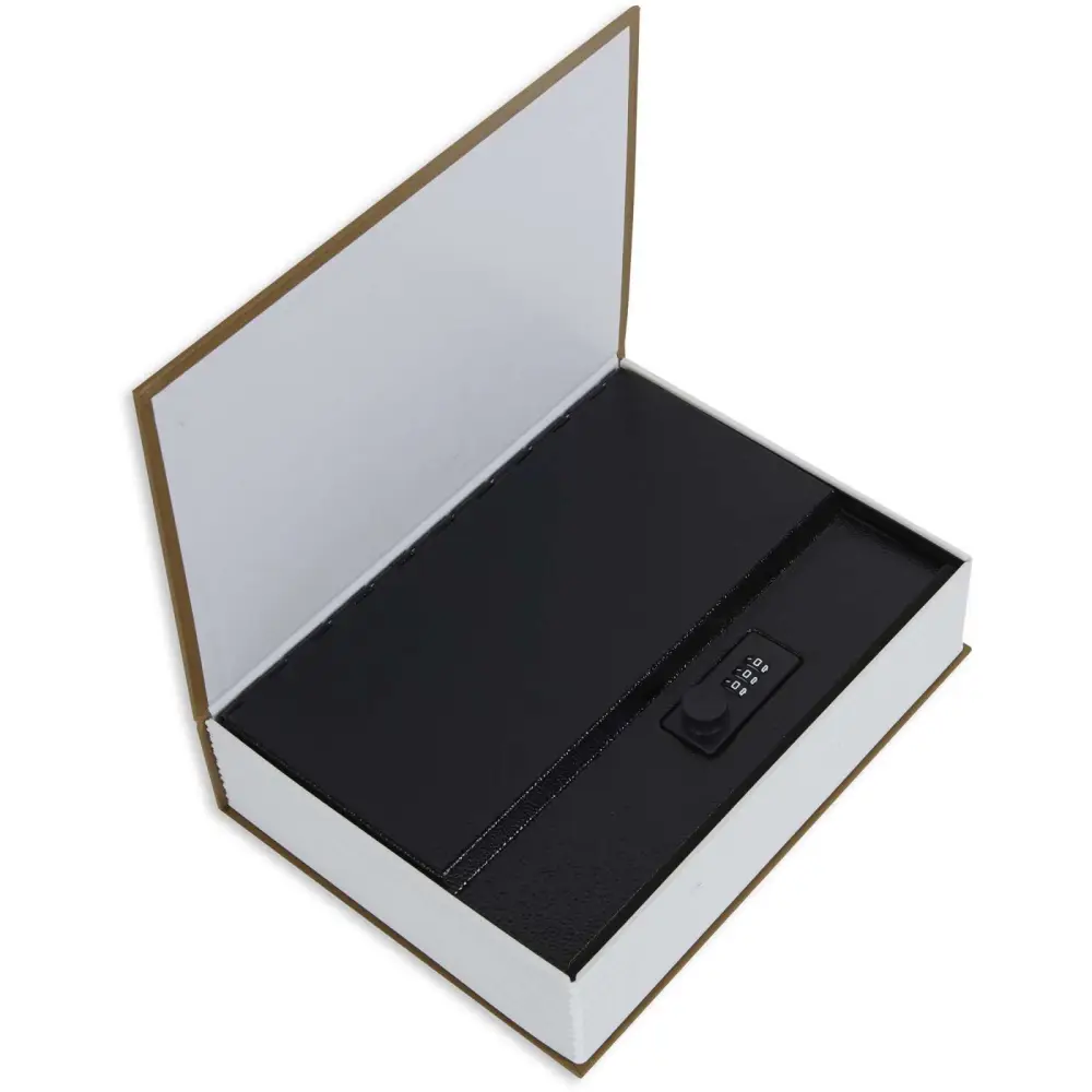 Bulldog Diversion Book Safe Brown With Combination Lock