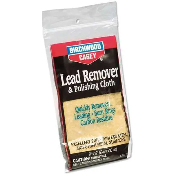 Birchwood Casey Lead Remover & Polishing Cloth 6X9
