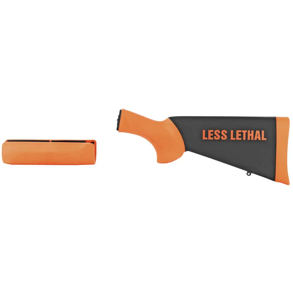 Hogue Overmolded Stock for Remington 870 12GA Less Lethal Orange