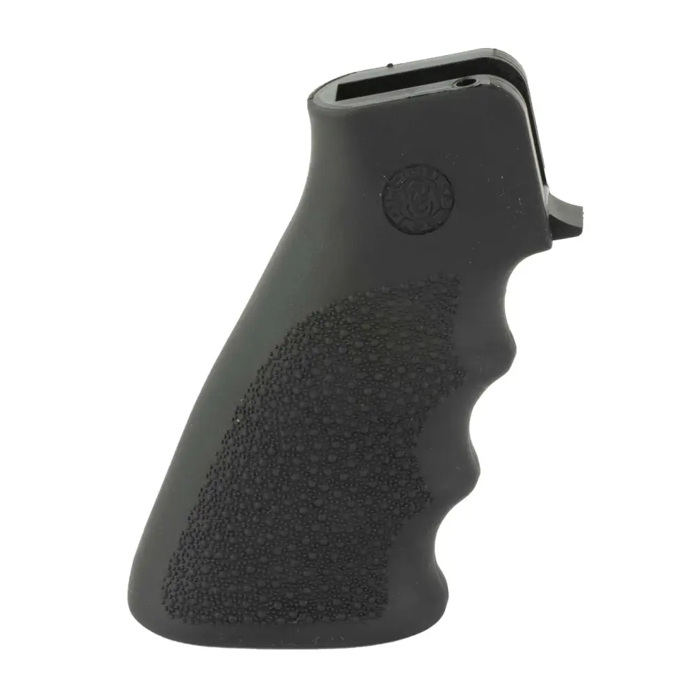 Hogue AR-15 Rubber Overmold Grip With Finger Grooves Black