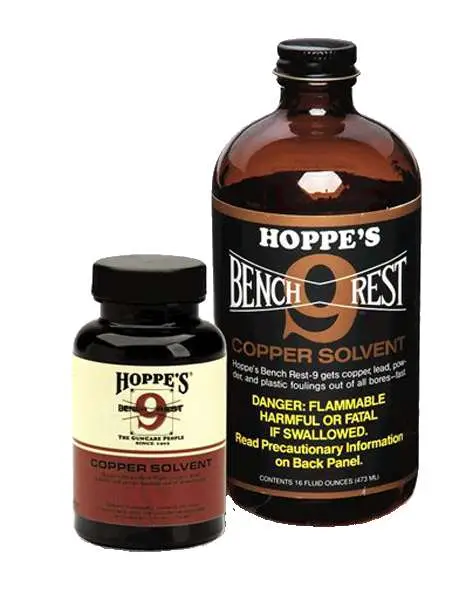 Hoppes No. 9 Bench Rest Copper Solvent 5 Oz Bottle 10 Pack