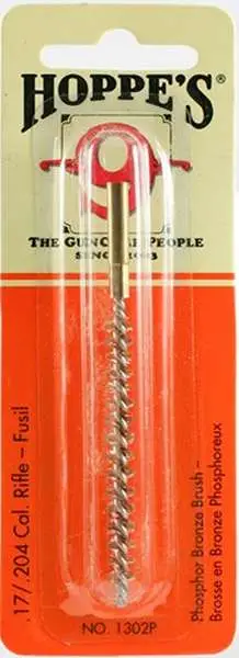 Hoppes .17/.204 Caliber Phosphor Bronze Cleaning Brush 10 Pack