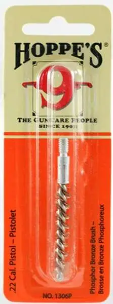 Hoppes Phosphor Bronze Brush for .22 Caliber Pistols - 10 Pack