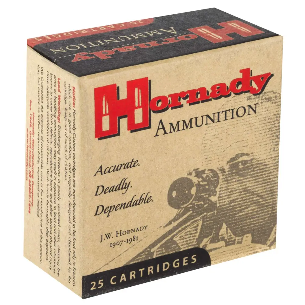 Hornady Custom 32 Acp 60GR Xtp 25RD 10 Box Case