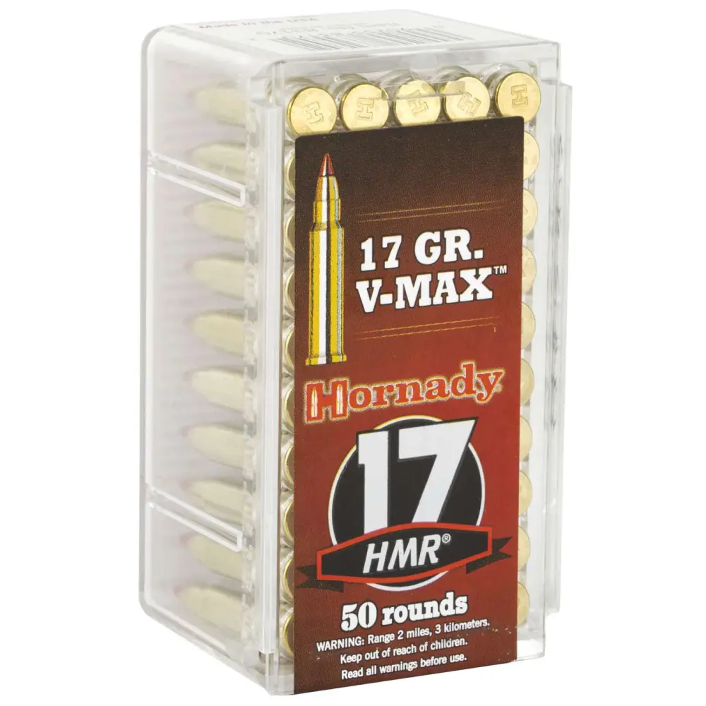 Hornady Varmint Express 17 Hmr 17GR V-max 50RD
