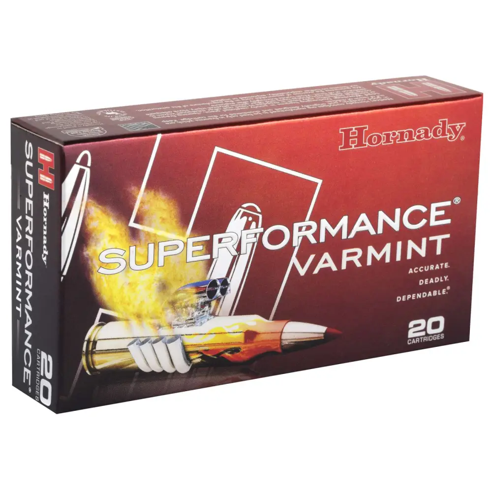 Hornady Superformance Varmint 204 Ruger 40GR V-max 20RD