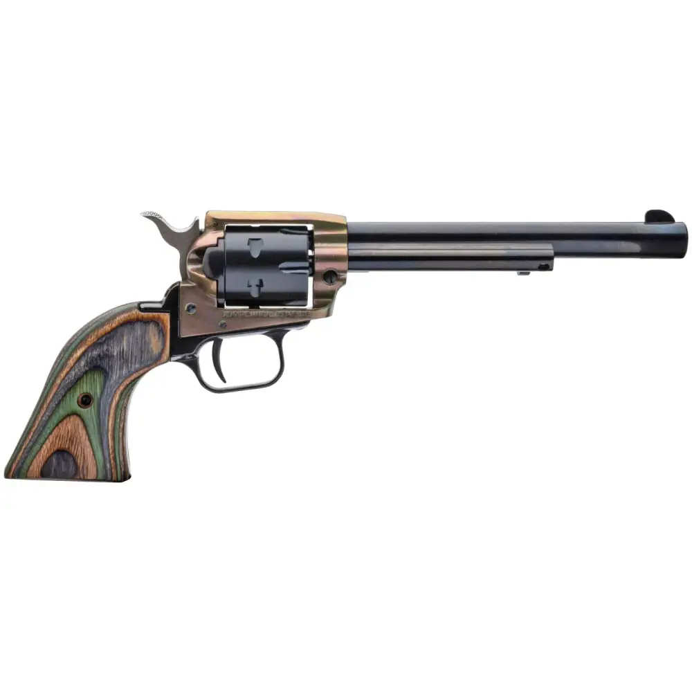 Heritage Rough Rider 22LR/22MAG 6.5 Revolver With Camo Laminate Grips