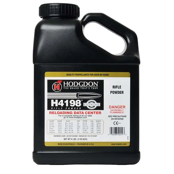 Hodgdon Rifle Powder H4198 8-LB Can