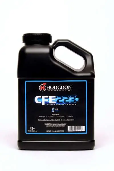 Hodgdon CFE223 Rifle Powder 8LB 2 Cans/case