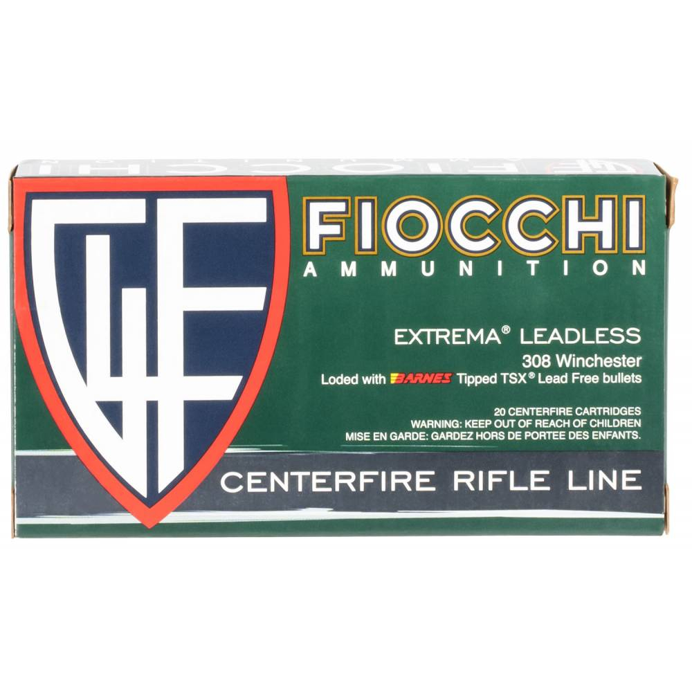 Fiocchi 308 Win 168GR Barnes Ttsx 20-RD 10 Boxes Per Case