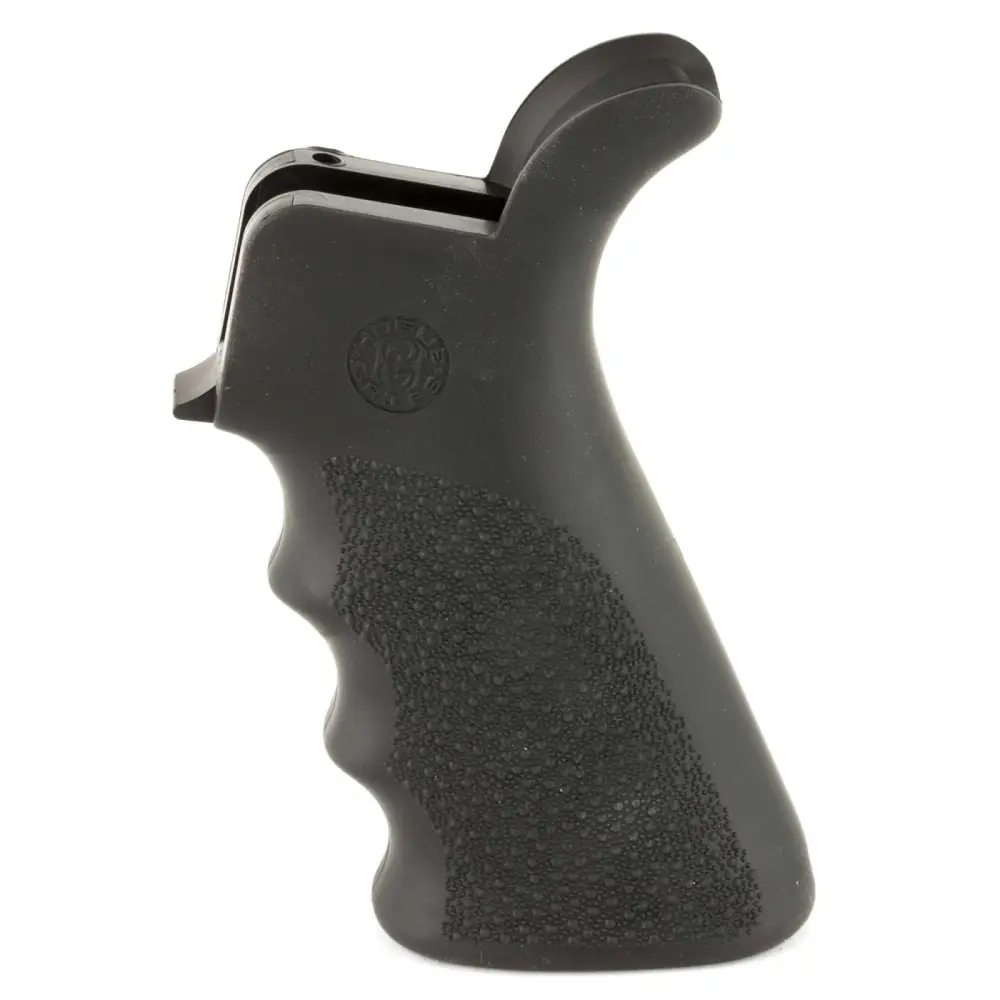 Hogue AR-15 Beavertail Rubber Grip With Finger Grooves - Black