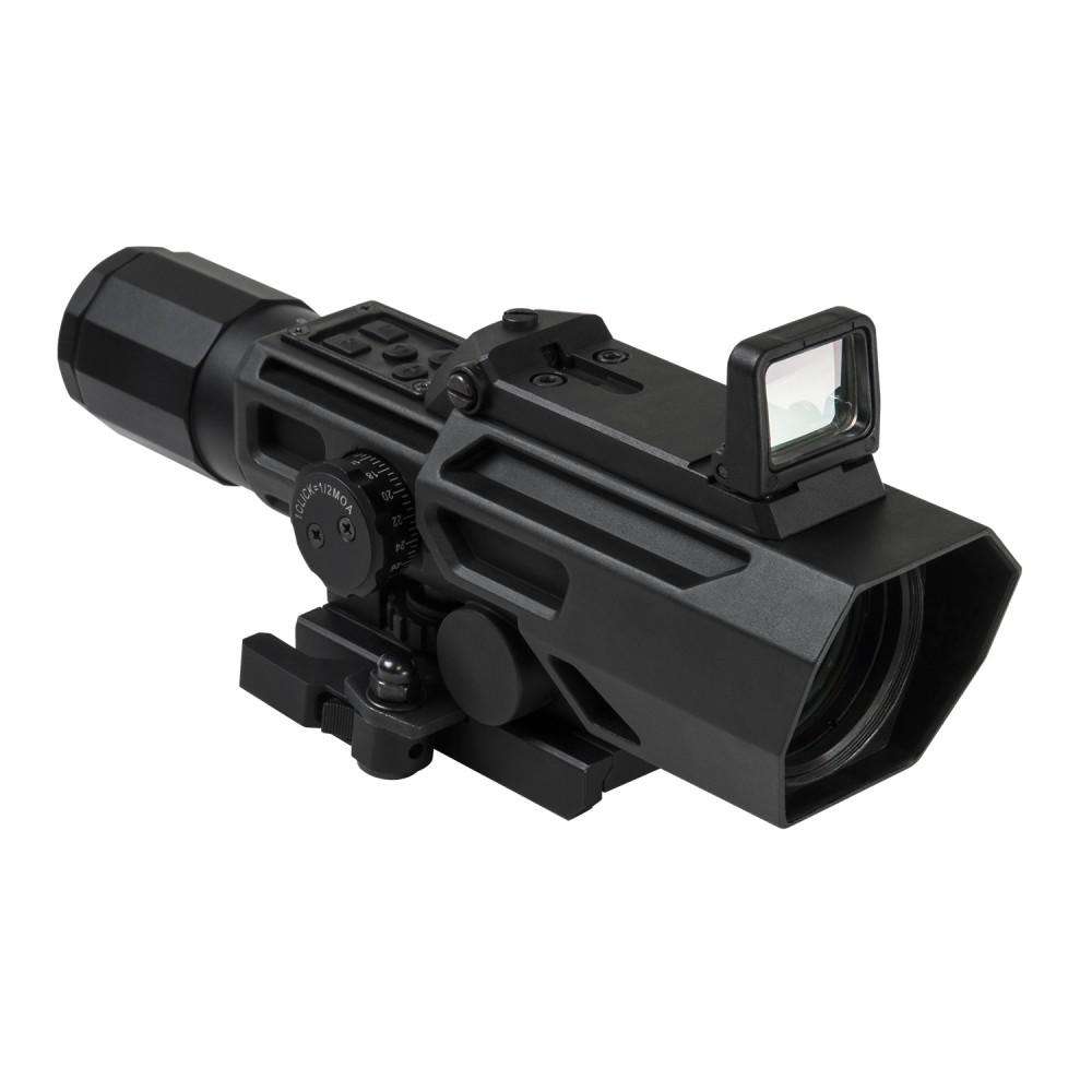 Ncstar Ado 3-9X42MM Scope With Integrated Red Dot Black