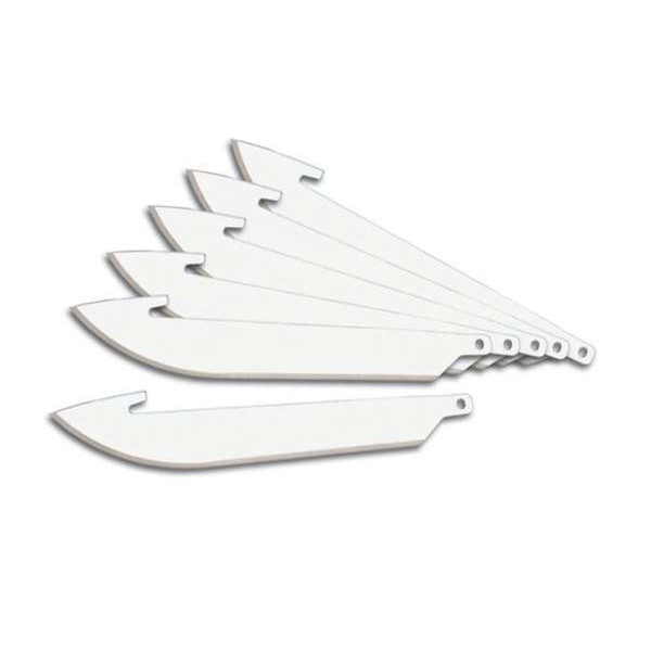 Outdoor Edge 3.5 Drop-point Replacement Blades 6-PACK