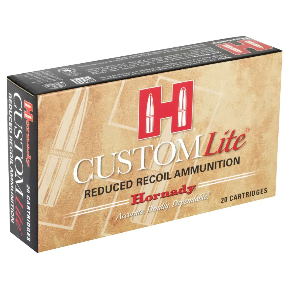 Hornady Custom Lite 7MM-08 Rem 120GR Sst 20RD