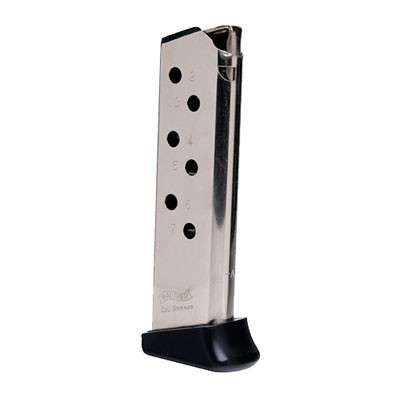 Walther Ppk/s 380ACP 7RD Nickel Magazine With Finger Rest
