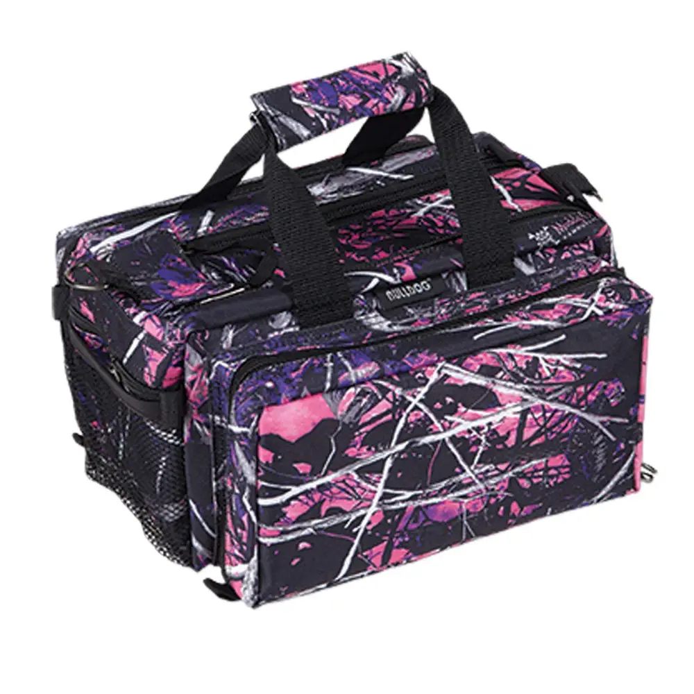 Bulldog Deluxe Muddy Girl Camo Range Bag With Adjustable Strap