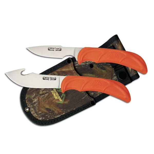 Outdoor Edge Wild Pair Skinner/caper Combo Orange