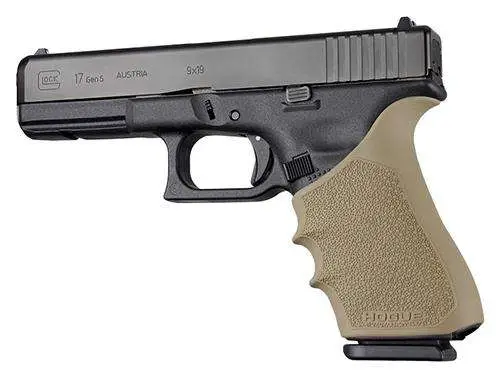 Hogue Rubber Handall Beavertail Grip Sleeve Flat Dark Earth Glock 17/19/34