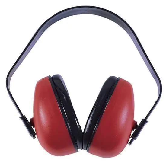 Radians Def-guard Earmuff Red NRR23 Adjustable Headband