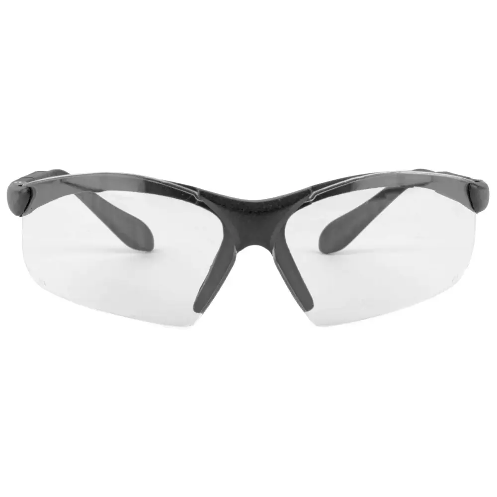Radians Revelation Shooting Glasses Black Frame Clear Lens