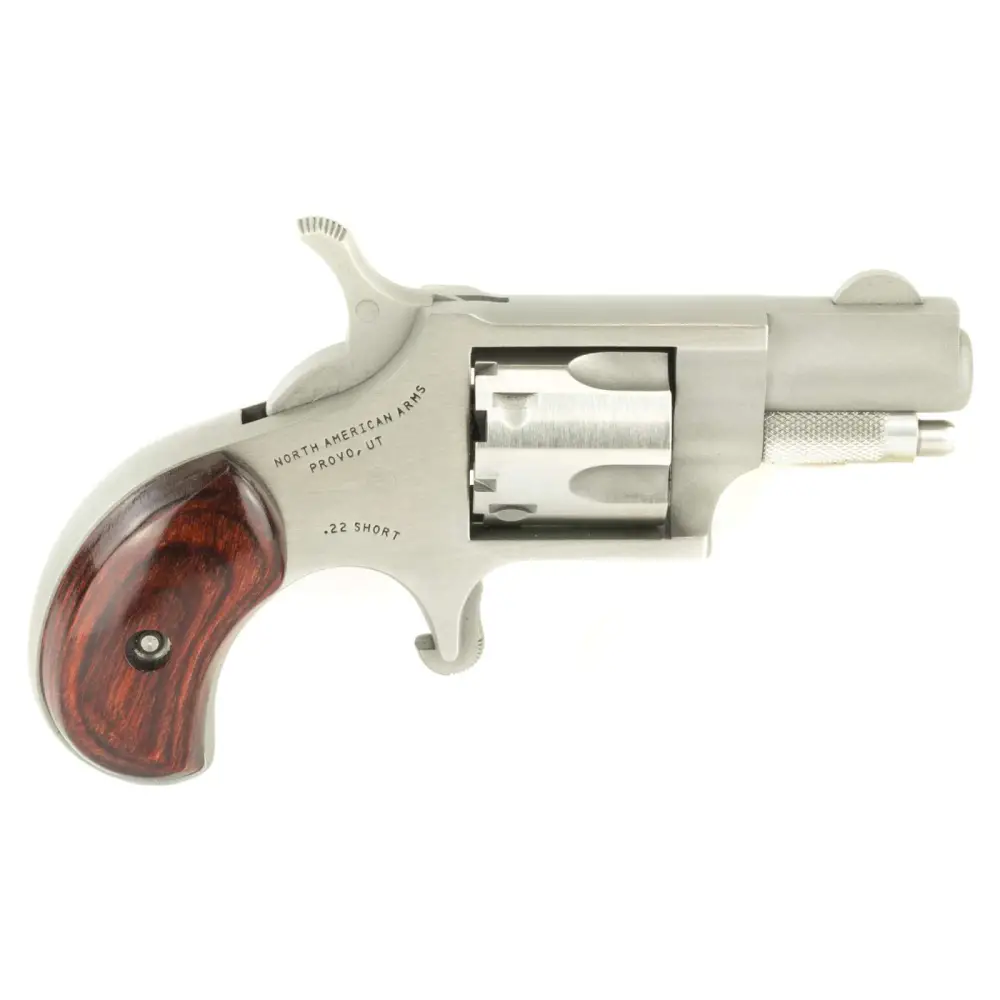 North American Arms Mini Revolver .22 Short 5RD 1-1/8 Stainless Steel