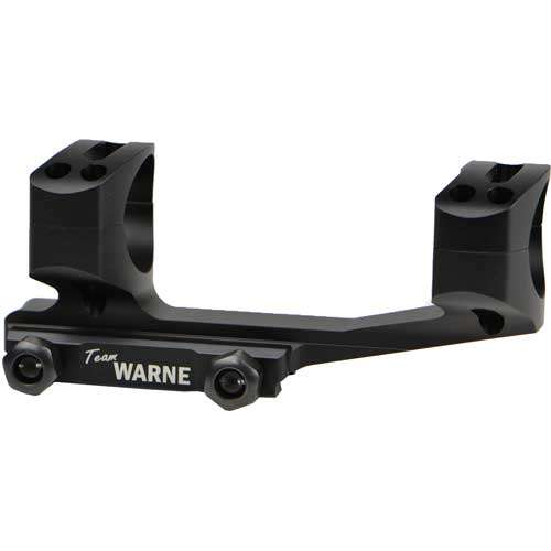 Warne Lr-skel 34MM Scope Mount Ring Combo Black 20MOA