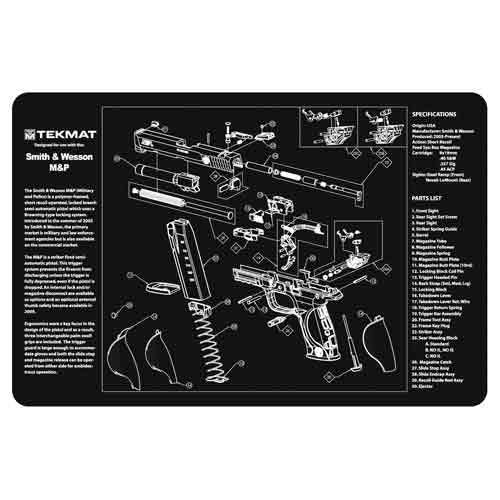 Tekmat S&w M&p Gun Cleaning Mat 11X17