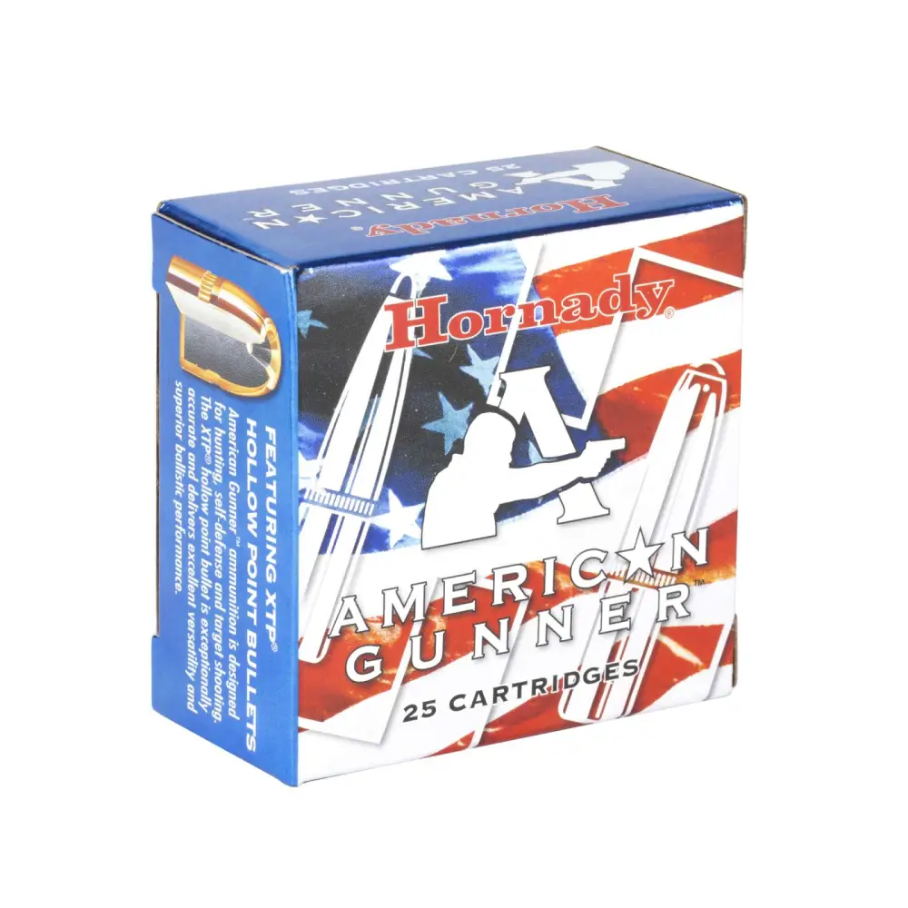 Hornady American Gunner 9MM Luger +p 124GR Xtp 25RD