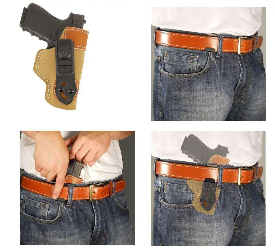 Desantis Sof-tuck Natural Suede Holster for Sig P938