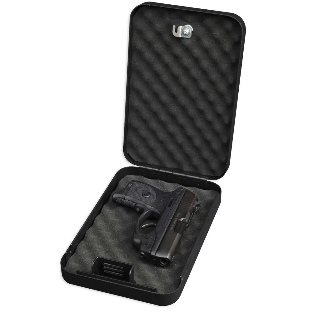 Bulldog Personal Safe 9.5X6.5X2 With Key Lock & Security Cable