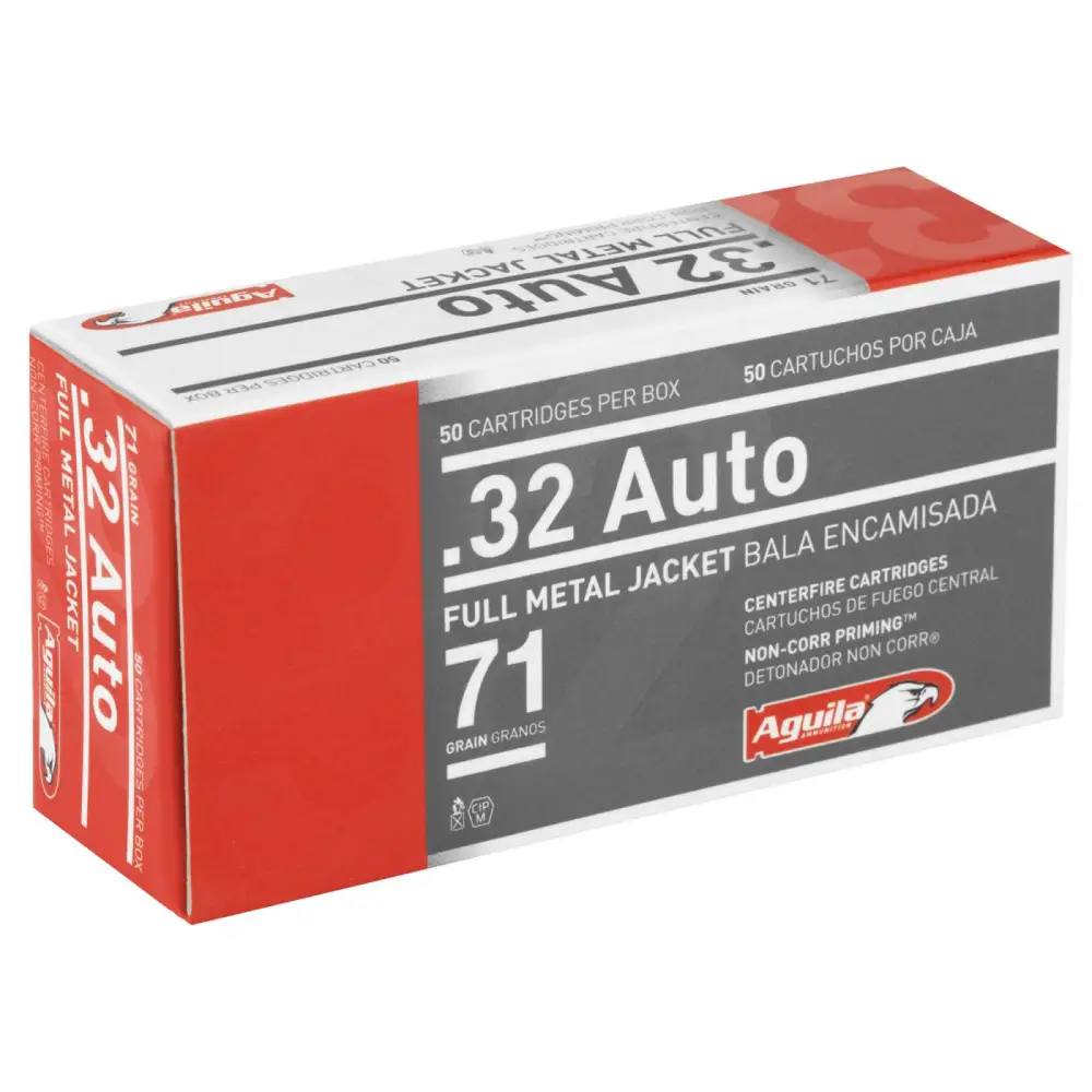 Aguila 32 Acp 71GR Full Metal Jacket 50RD Box