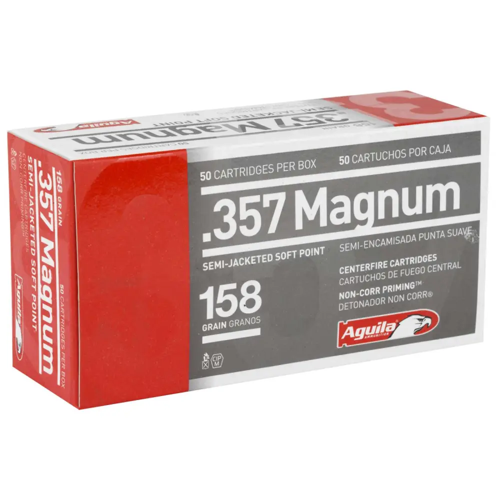 Aguila 357 Mag 158GR Semi Jacketed Soft Point 50RD
