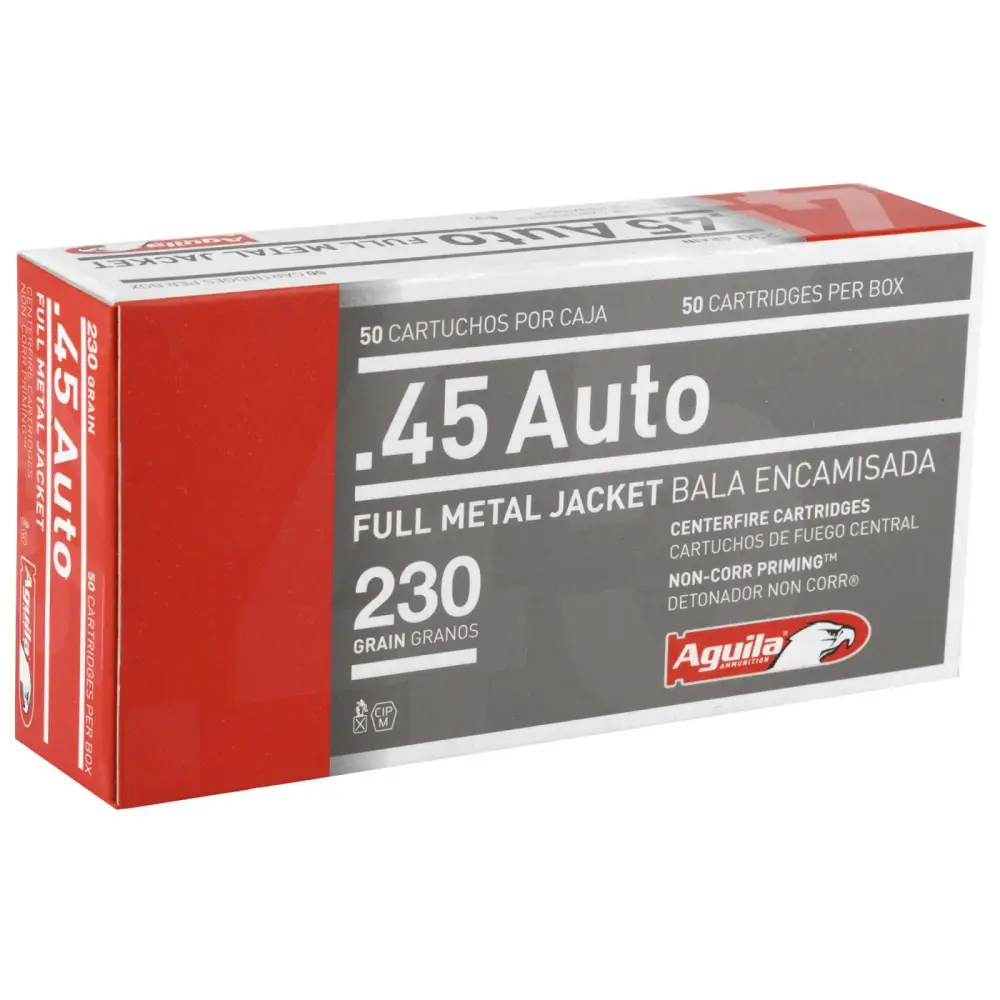 Aguila .45 Acp 230GR Fmj 50RD Box 20 Boxes Per Case