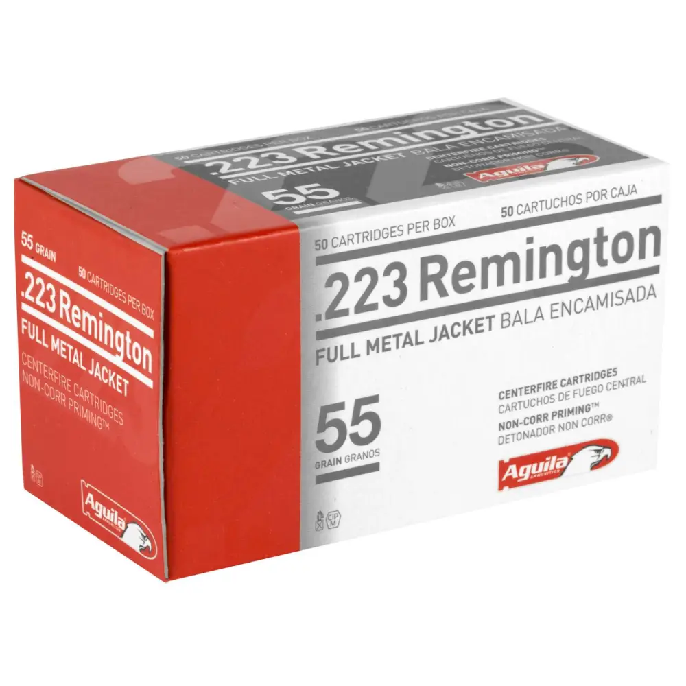 Aguila .223 Rem 55GR Fmj 50RD Box 20 Boxes Per Case
