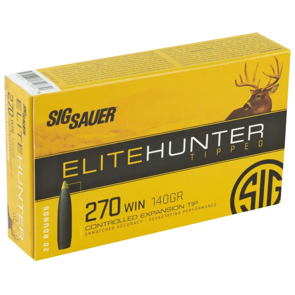 Sig Sauer Elite 270 Win 140GR Tipped Ammo 20RD