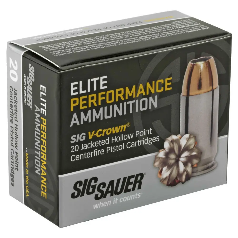 Sig Sauer Elite V-crown 40 S&w 180GR Jhp 20RD