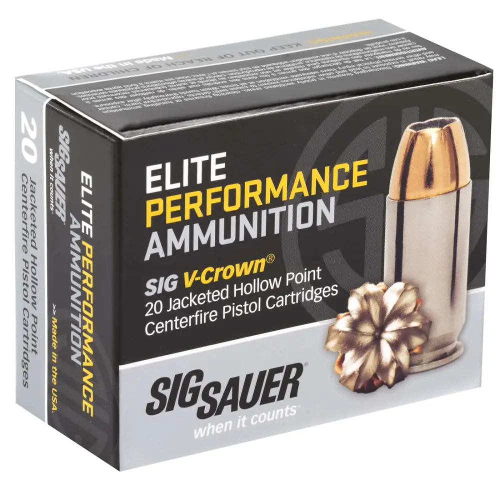 Sig Sauer Elite V-crown 45 Acp 230GR Jhp BOX/20