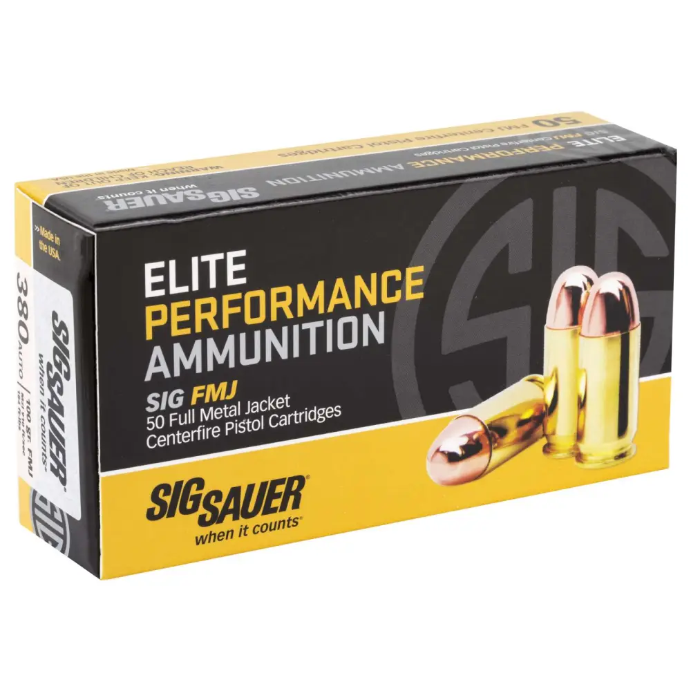 Sig Sauer 380 Acp 100GR Fmj 50RD