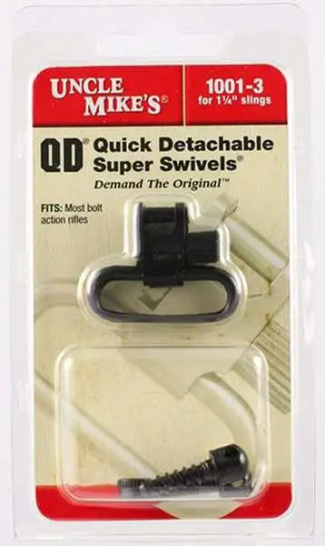Uncle Mikes Qd 115 1.25 Swivel Machine Screw Set - Black