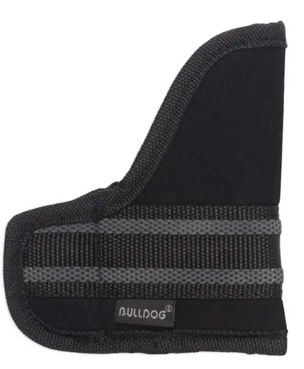 Bulldog Inside Pocket Holster Medium Black - Fits Most .380 Autos - Image 2