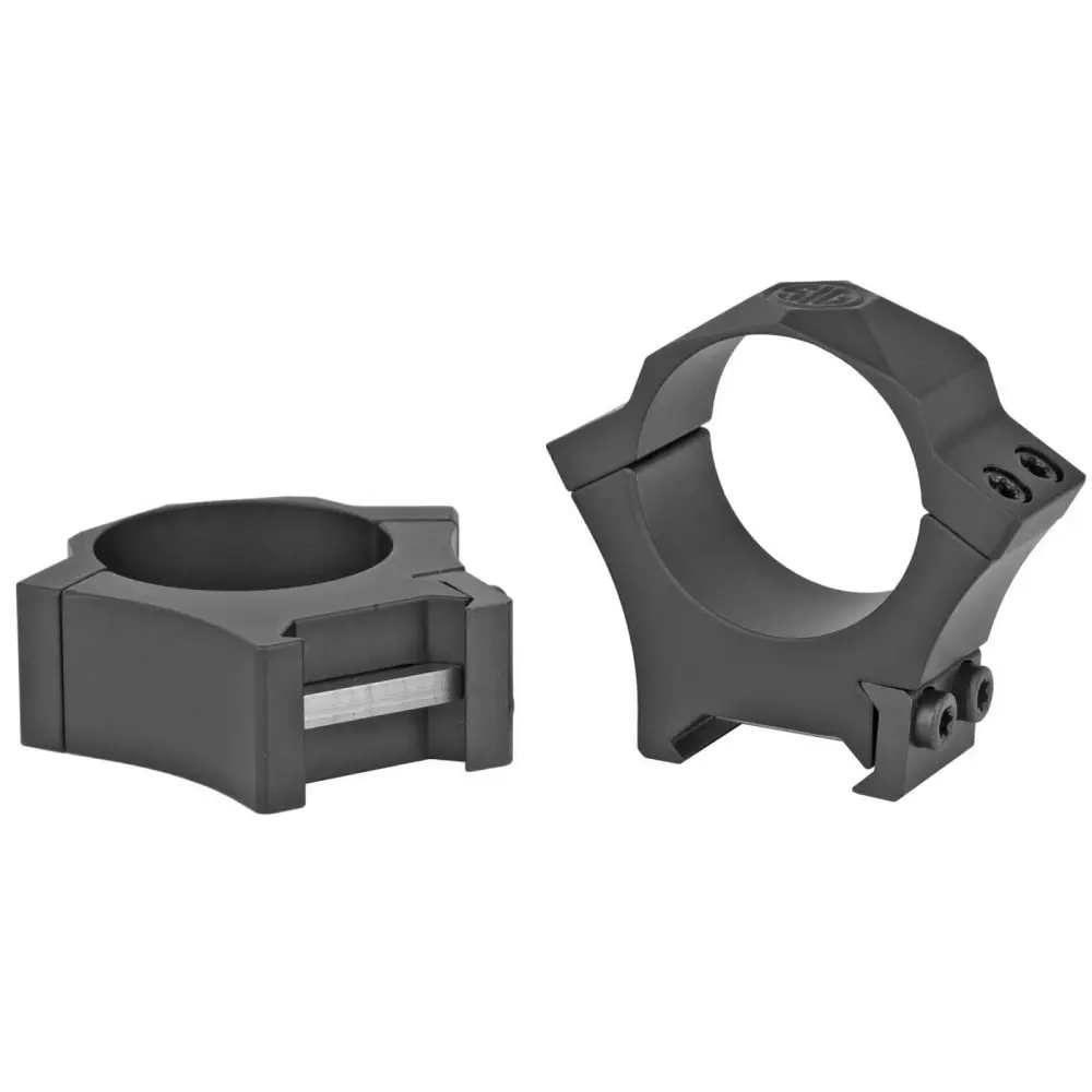 Sig Sauer Alpha Hunting Scope Rings 30MM Medium Steel Black Set of 2