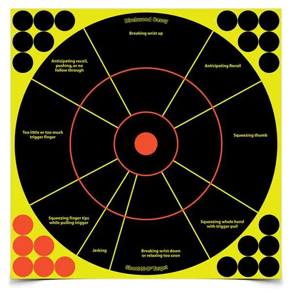 Birchwood Casey Shoot-n-c 12 Handgun Trainer Target - 5 Pack