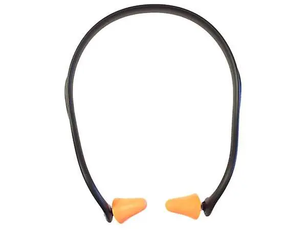 Walkers Pro-tek Ear Plug Band - Orange/black - Adult Size