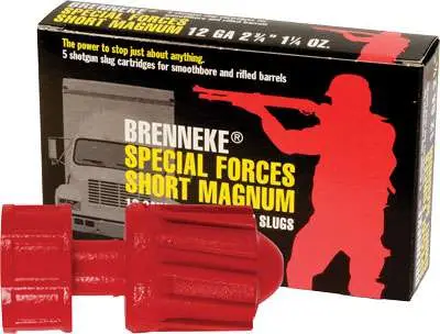 Brenneke Special Forces Short Magnum 12GA 2.75 1 1/4OZ 5-RD