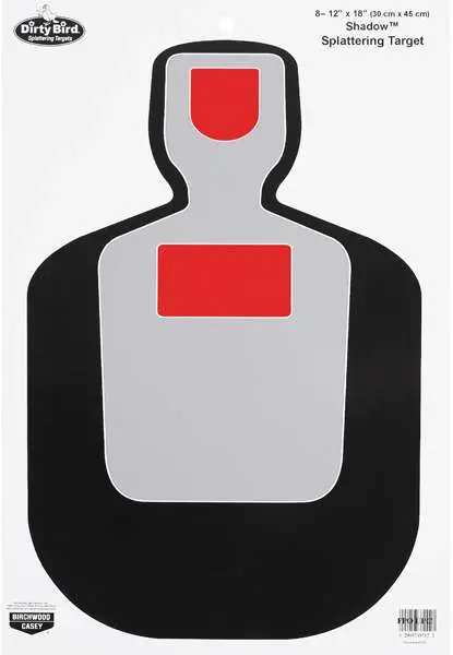 Birchwood Casey Dirty Bird 12X18 Silhouette Target 8-PACK